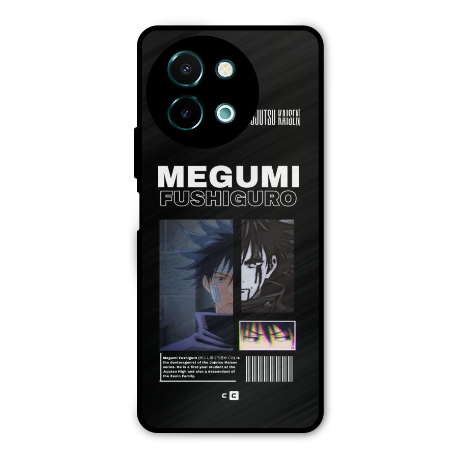 Megumi Fushiguro Metal Back Case for Vivo Y58