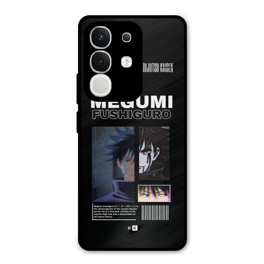 Megumi Fushiguro Metal Back Case for iQOO Z10x