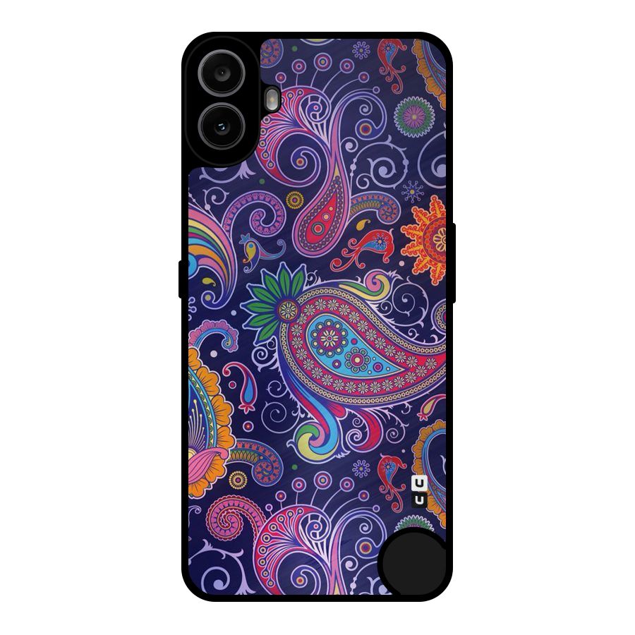 Mehendi Pattern Metal Back Case for Nothing CMF Phone 1