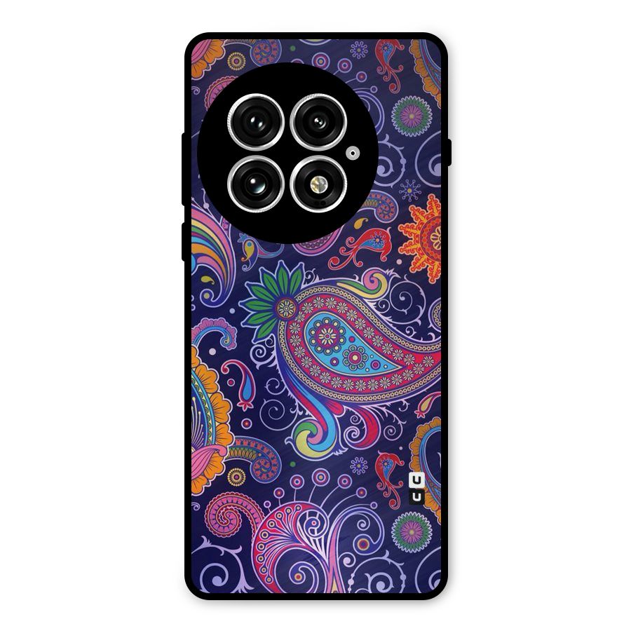Mehendi Pattern Metal Back Case for OnePlus 13