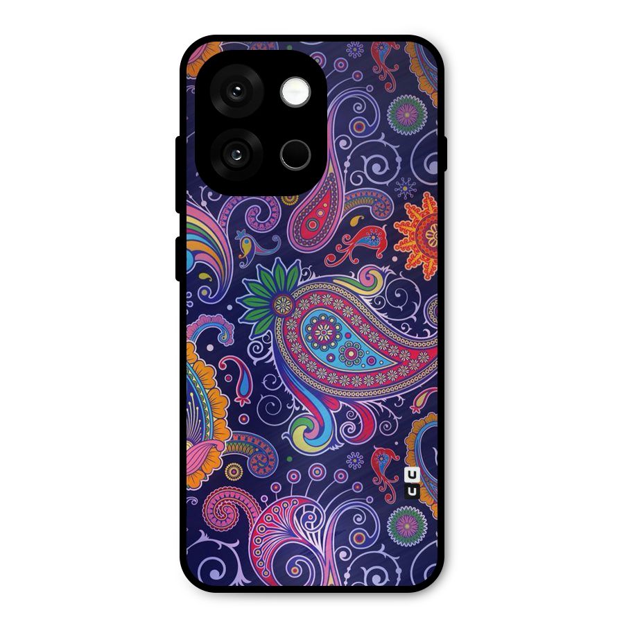 Mehendi Pattern Metal Back Case for OnePlus 13s