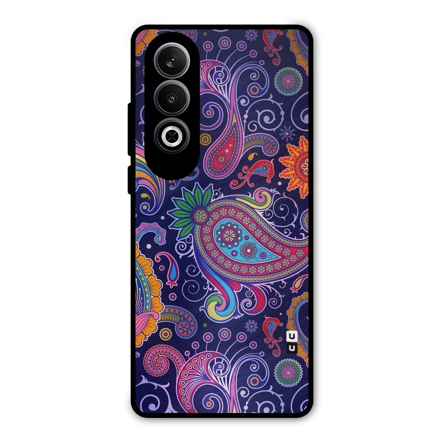 Mehendi Pattern Metal Back Case for OnePlus Nord CE4