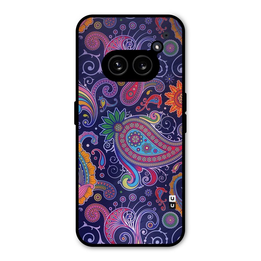 Mehendi Pattern Metal Back Case for Nothing Phone 2a