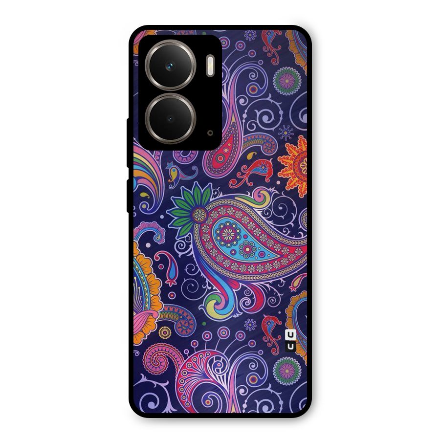 Mehendi Pattern Metal Back Case for Realme P3