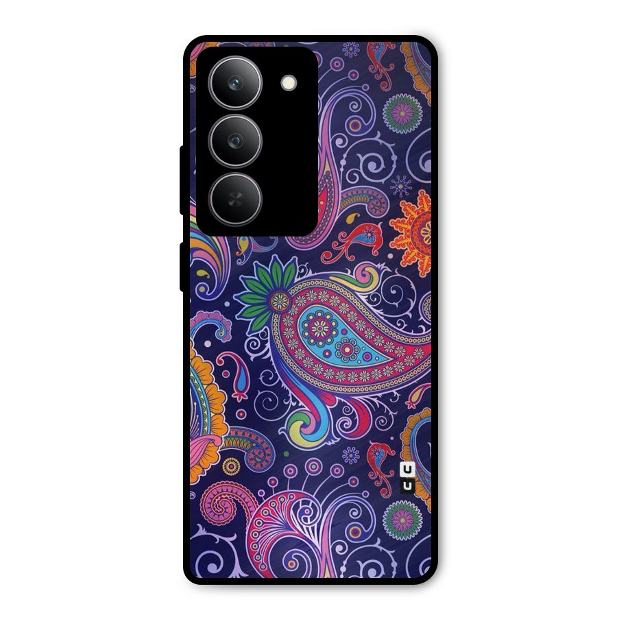 Mehendi Pattern Metal Back Case for Realme P3x