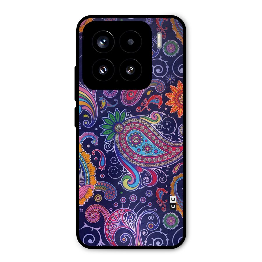 Mehendi Pattern Metal Back Case for Xiaomi 15