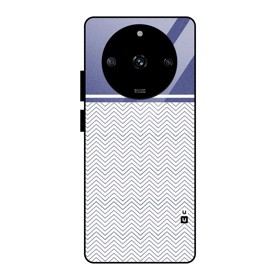 Melange Striped Pattern Glass Back Case for Realme Narzo 60 5G
