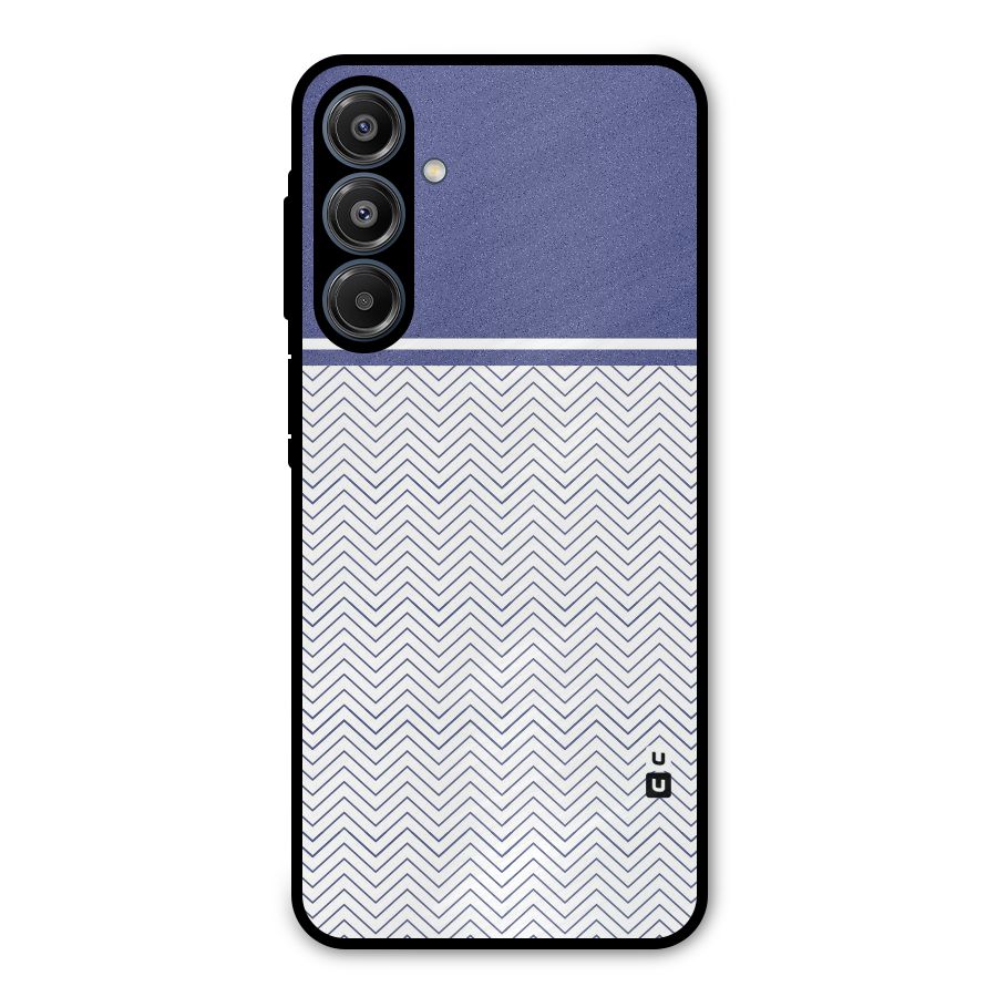 Melange Striped Pattern Metal Back Case for Galaxy A16 5G