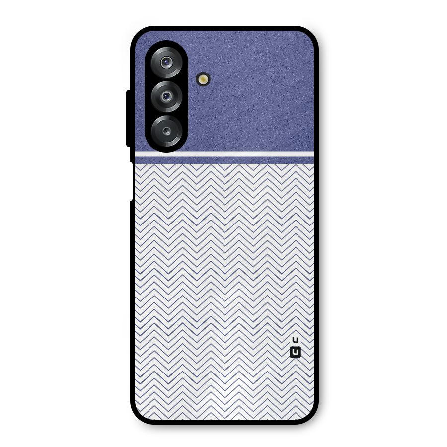 Melange Striped Pattern Metal Back Case for Galaxy A26