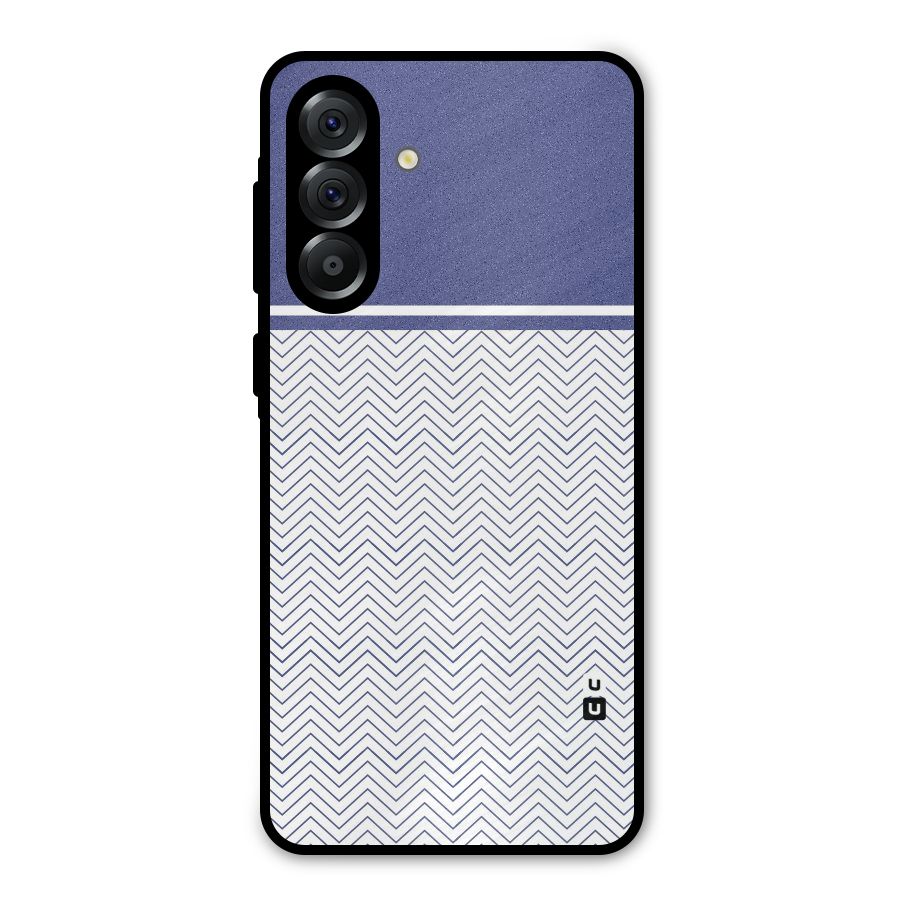 Melange Striped Pattern Metal Back Case for Galaxy A36