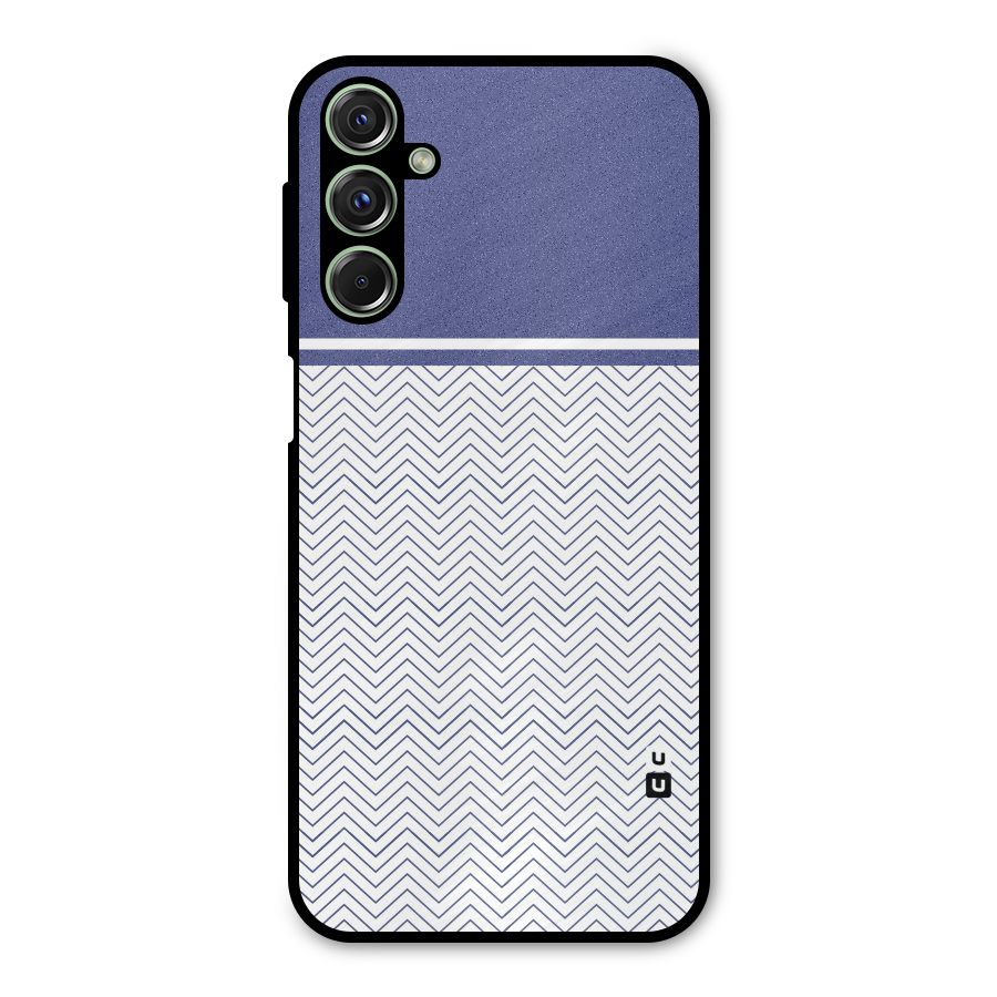 Melange Striped Pattern Metal Back Case for Galaxy F34