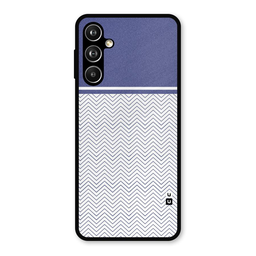 Melange Striped Pattern Metal Back Case for Galaxy F54