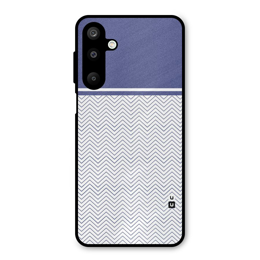 Melange Striped Pattern Metal Back Case for Galaxy M16