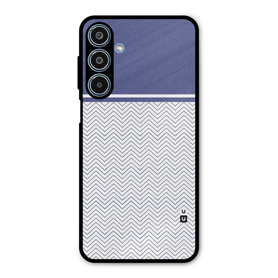 Melange Striped Pattern Metal Back Case for Galaxy M35