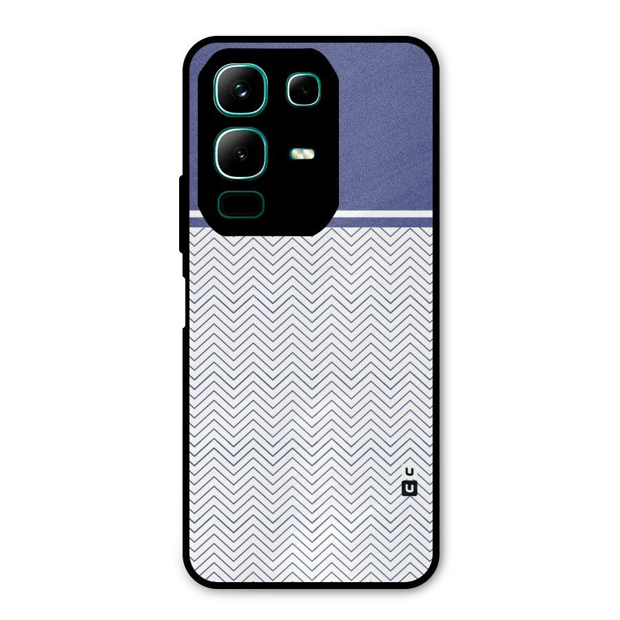 Melange Striped Pattern Metal Back Case for Infinix Note 50x