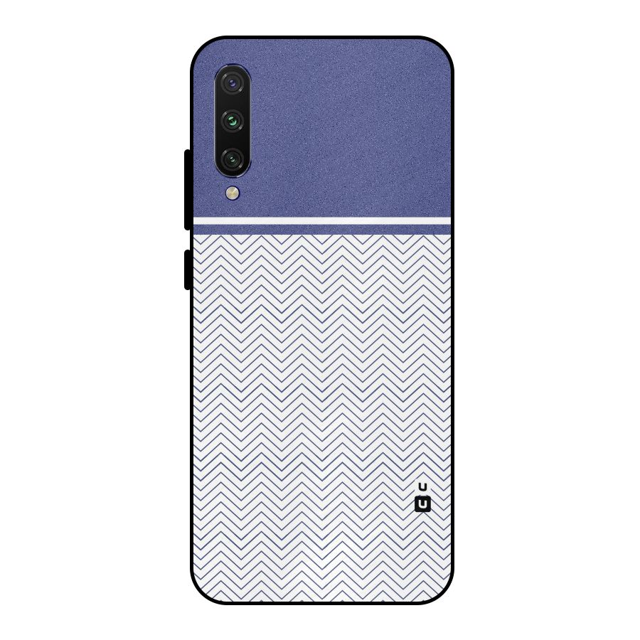 Melange Striped Pattern Metal Back Case for Mi A3