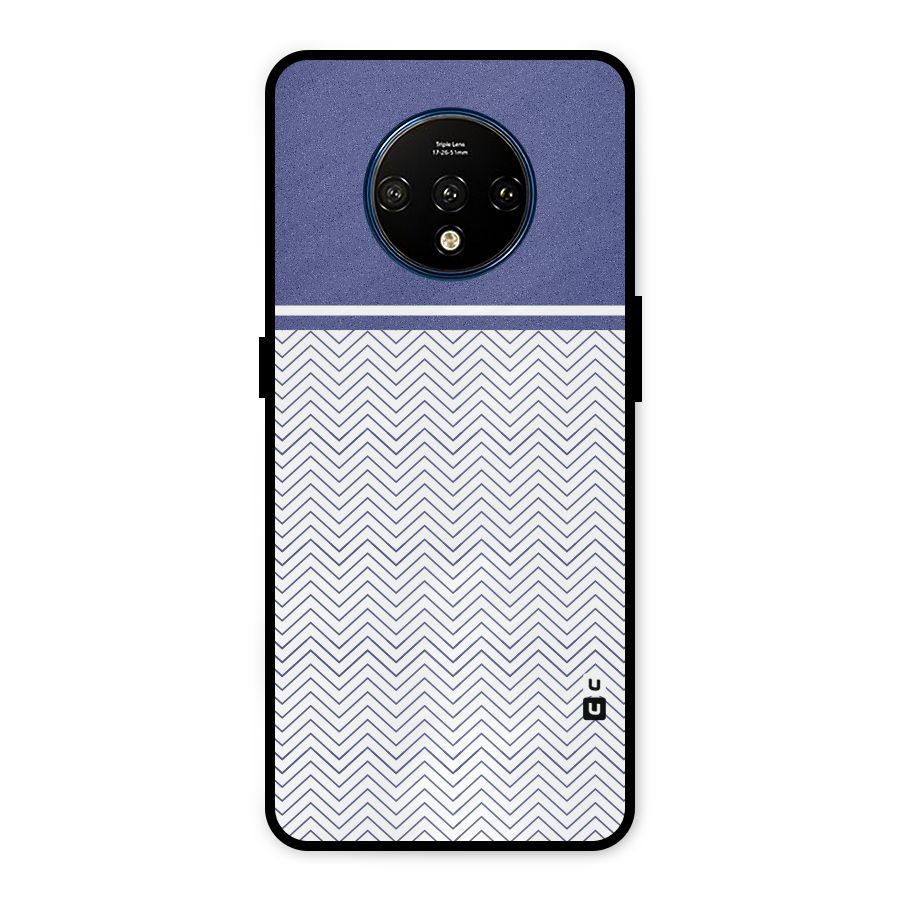 Melange Striped Pattern Metal Back Case for OnePlus 7T