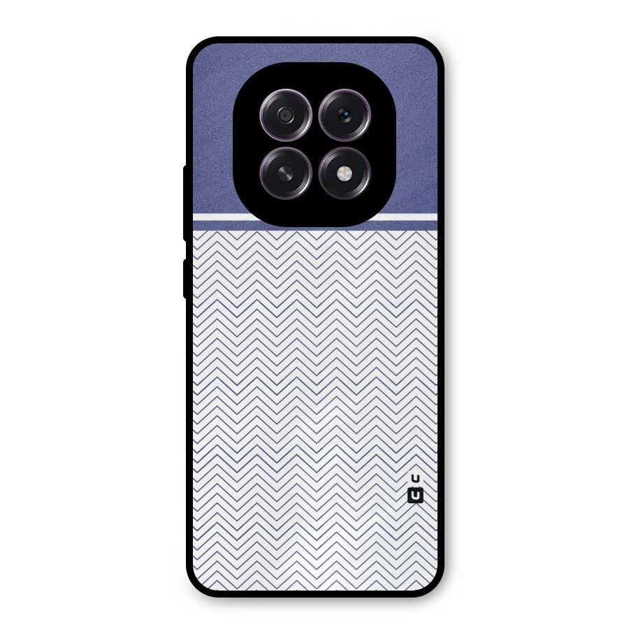 Melange Striped Pattern Metal Back Case for Oppo F29