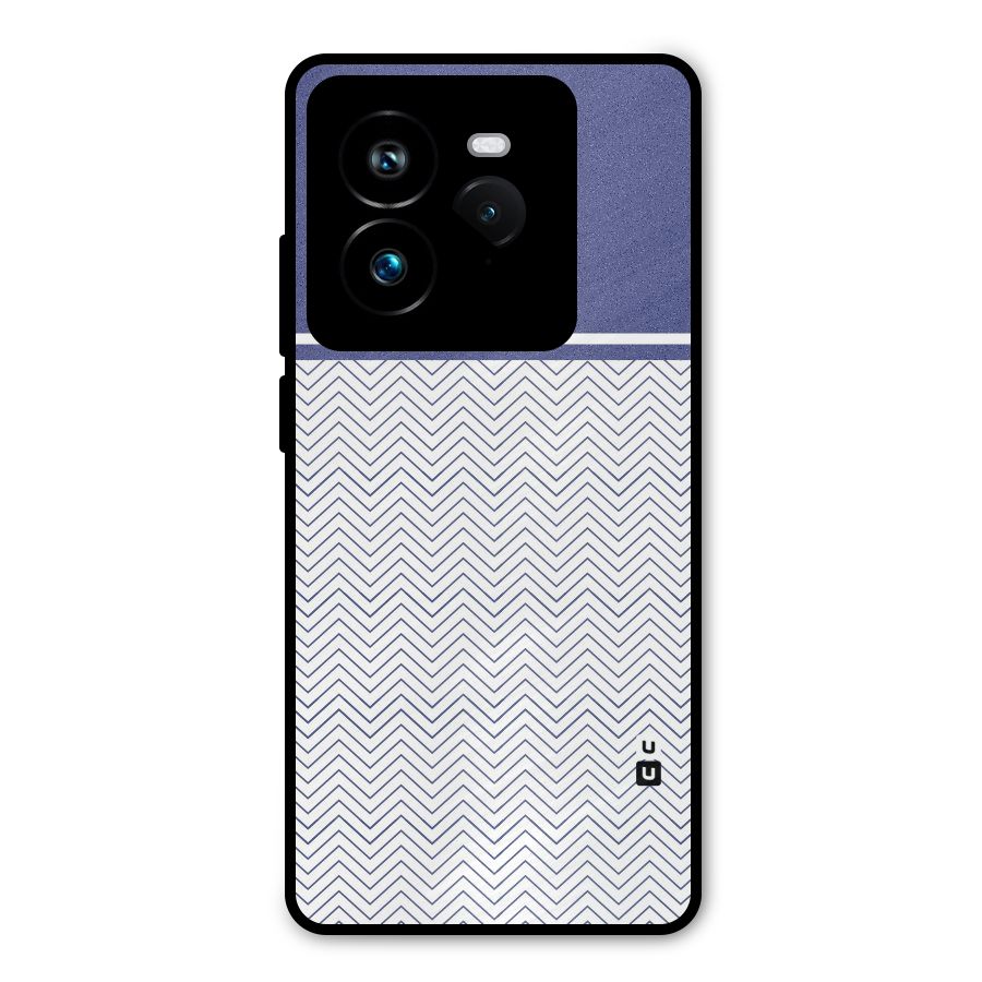 Melange Striped Pattern Metal Back Case for Realme GT 7 Pro