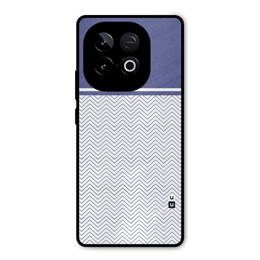 Melange Striped Pattern Metal Back Case for iQOO Neo 10