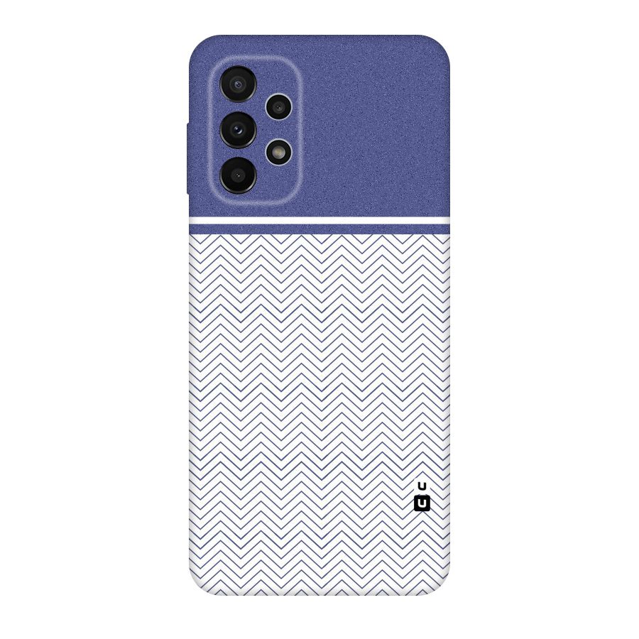 Melange Striped Pattern Original Polycarbonate Back Case for Galaxy A23