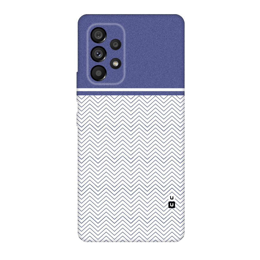 Melange Striped Pattern Original Polycarbonate Back Case for Galaxy A53 5G