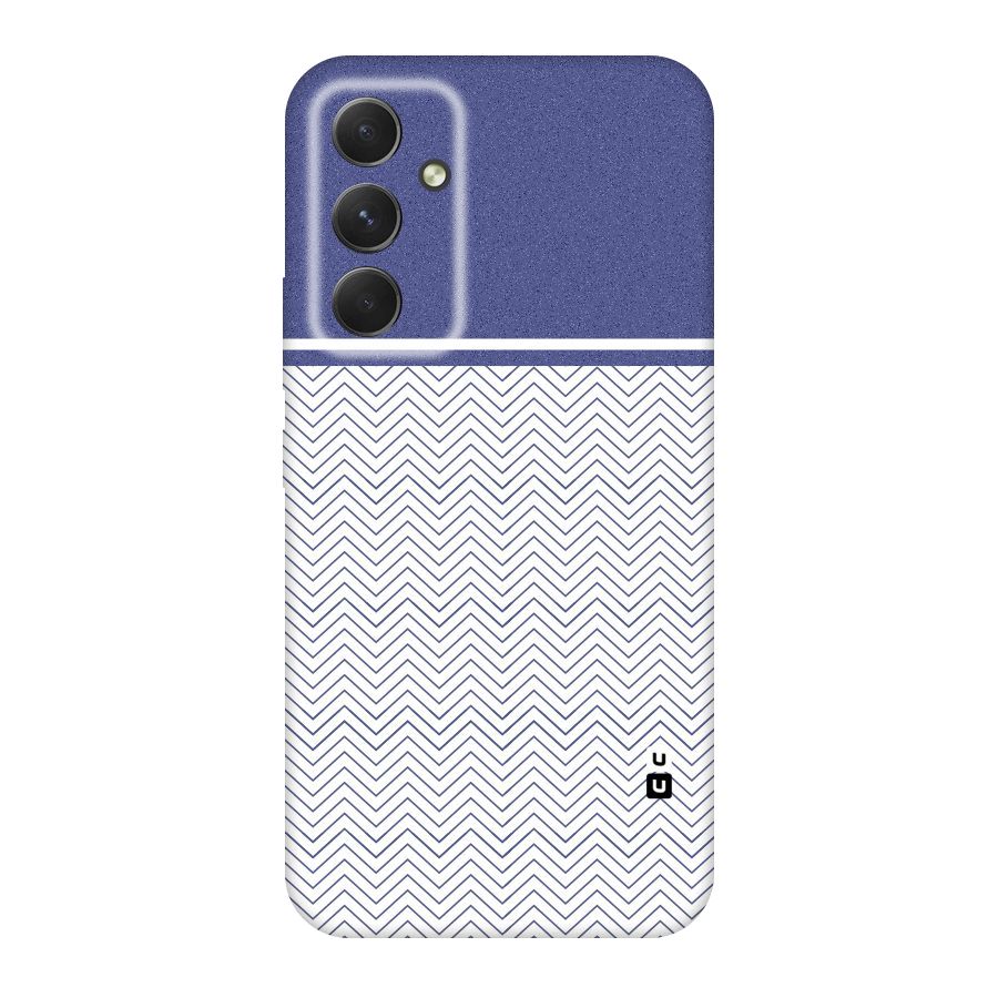 Melange Striped Pattern Original Polycarbonate Back Case for Galaxy A54