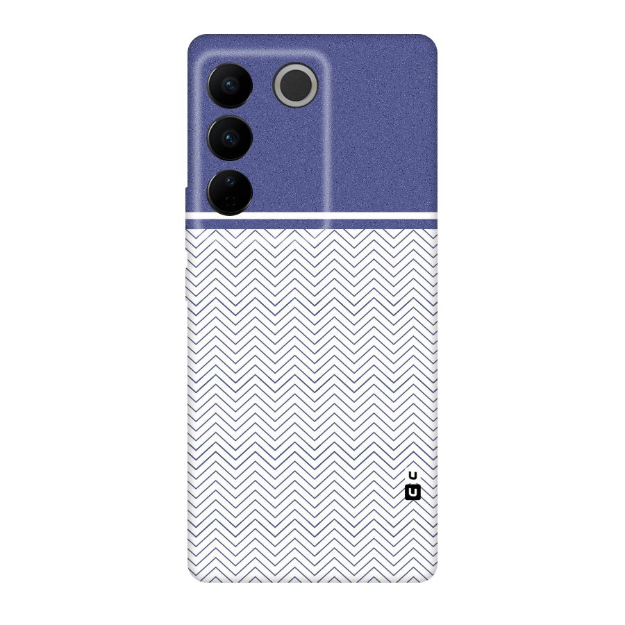 Melange Striped Pattern Original Polycarbonate Back Case for Vivo V27
