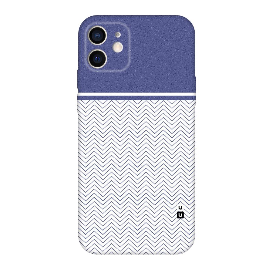 Melange Striped Pattern Original Polycarbonate Back Case for iPhone 12