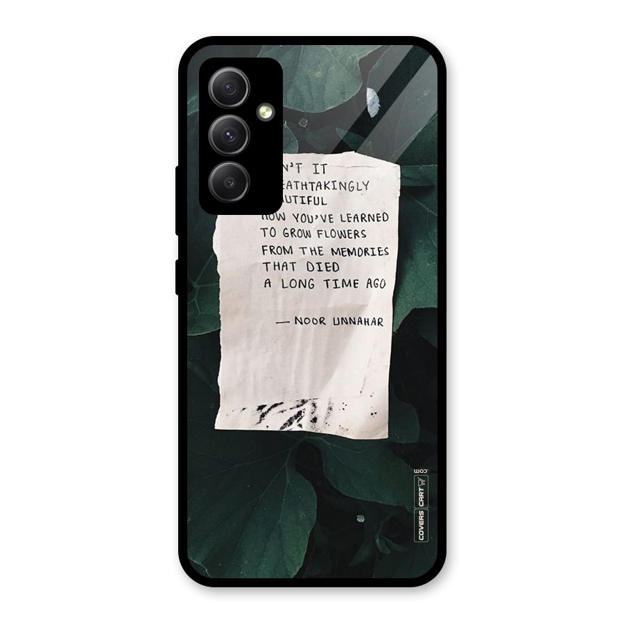 Memories Glass Back Case for Galaxy A34