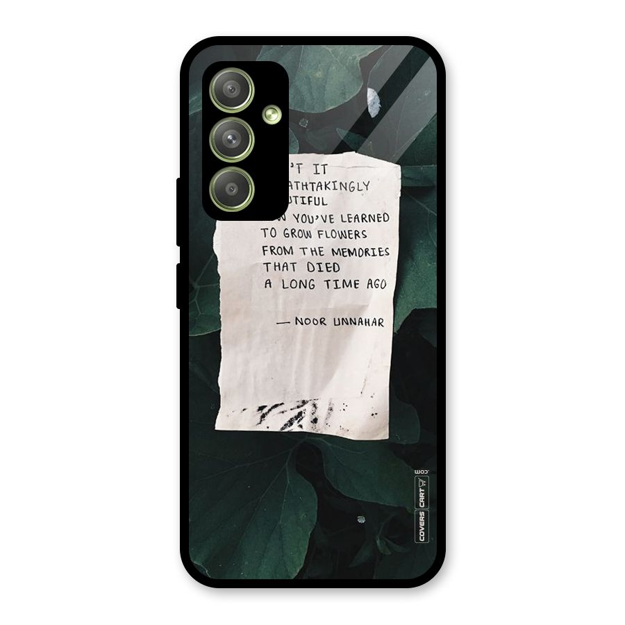 Memories Glass Back Case for Galaxy A54