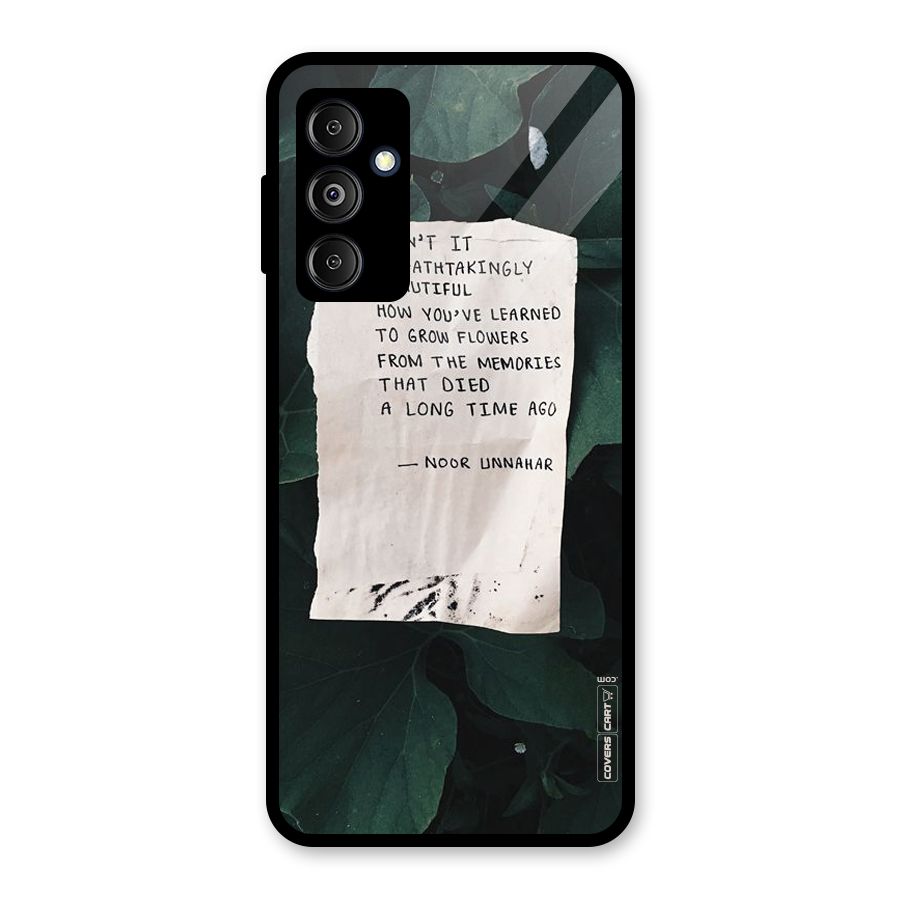 Memories Glass Back Case for Galaxy M14 5G