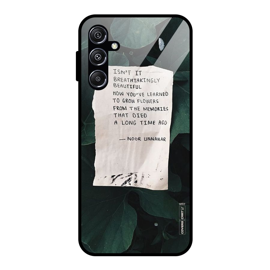 Memories Glass Back Case for Galaxy M34 5G