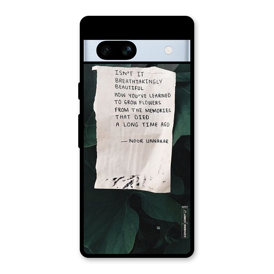 Memories Glass Back Case for Google Pixel 7a