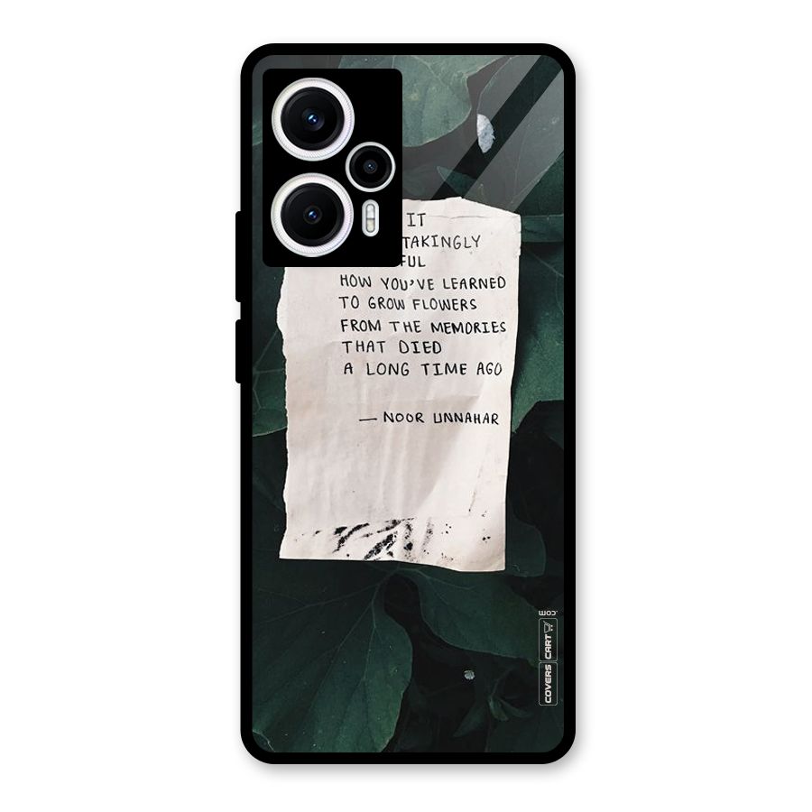 Memories Glass Back Case for Poco F5