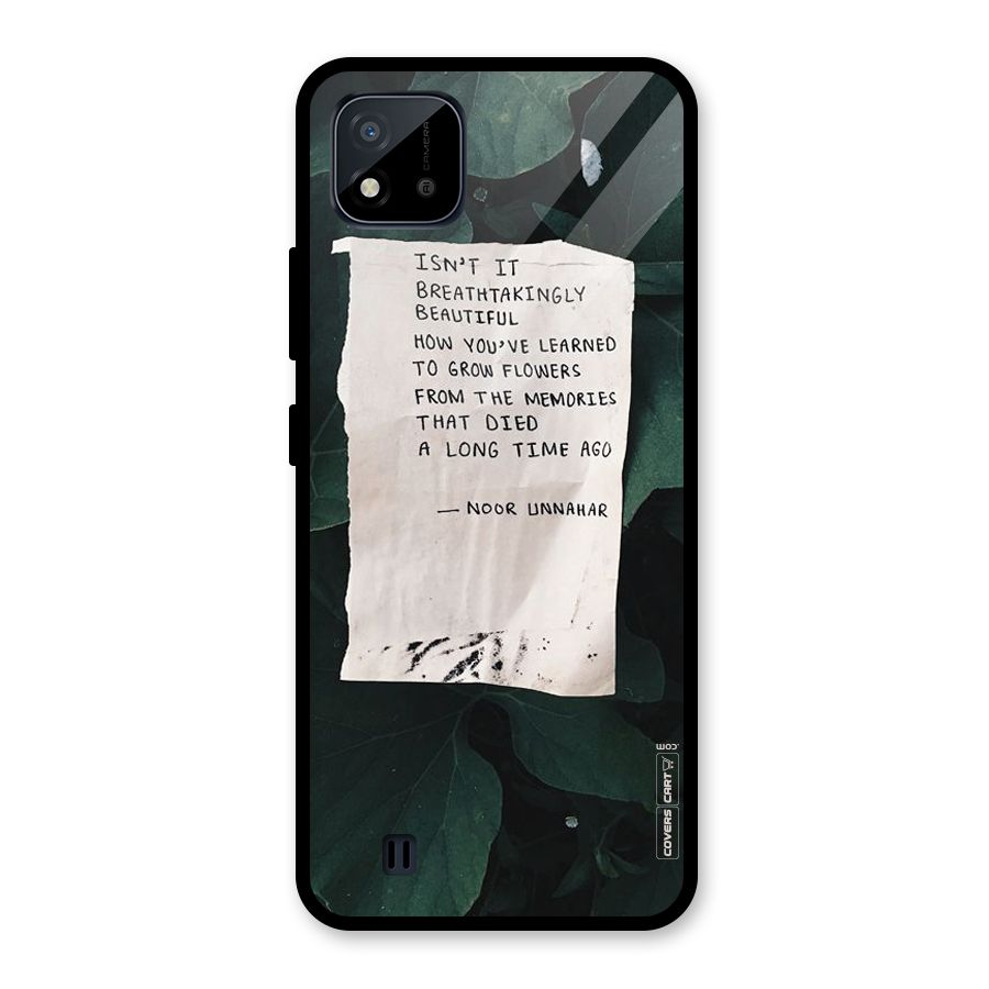 Memories Glass Back Case for Realme C11 2021
