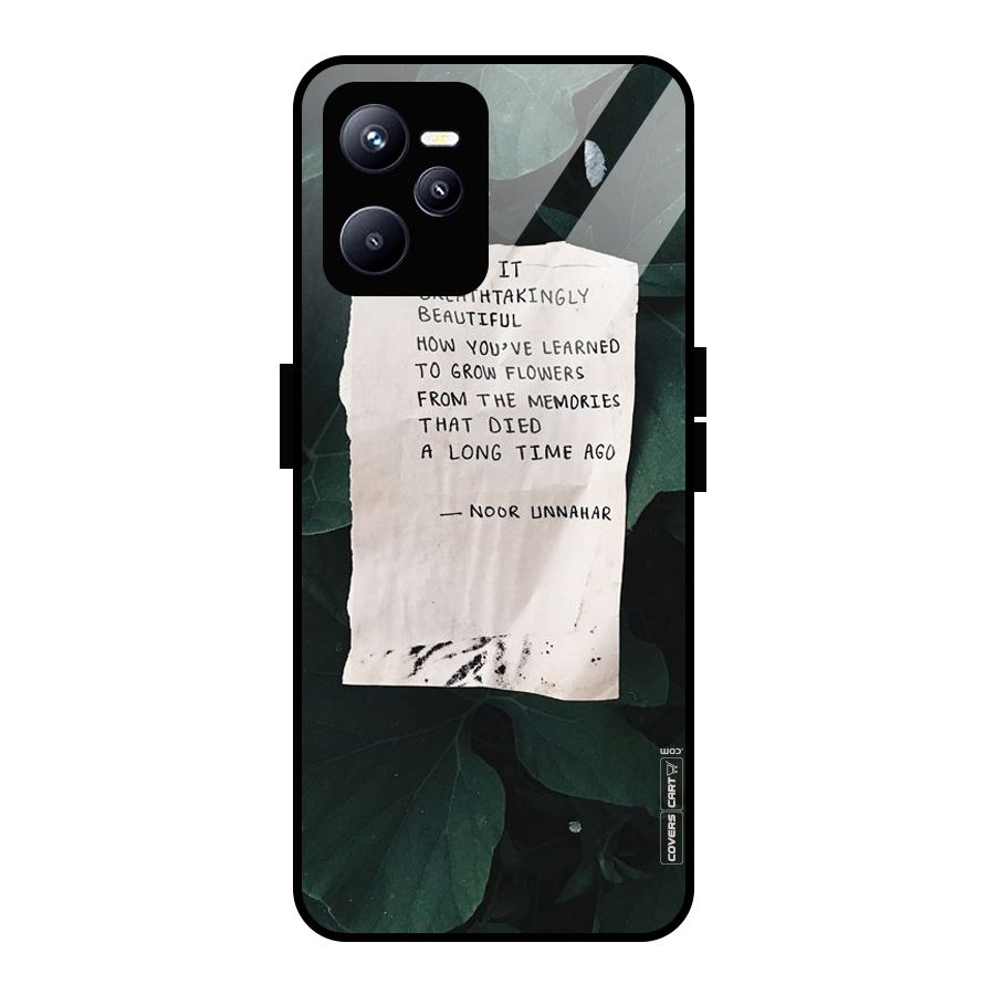 Memories Glass Back Case for Realme C35