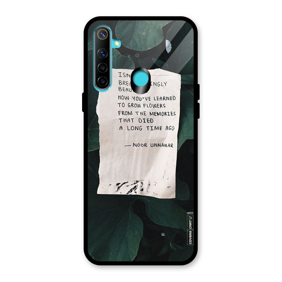 Memories Glass Back Case for Realme Narzo 10