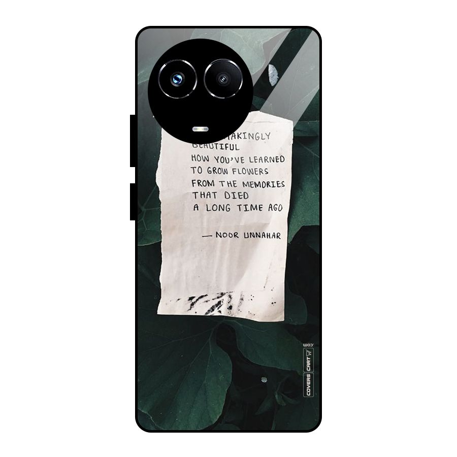Memories Glass Back Case for Realme Narzo 60X