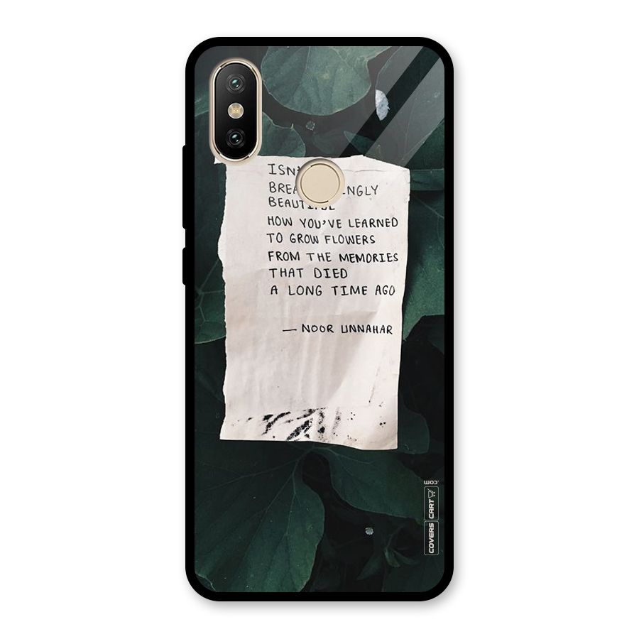 Memories Glass Back Case for Redmi A2