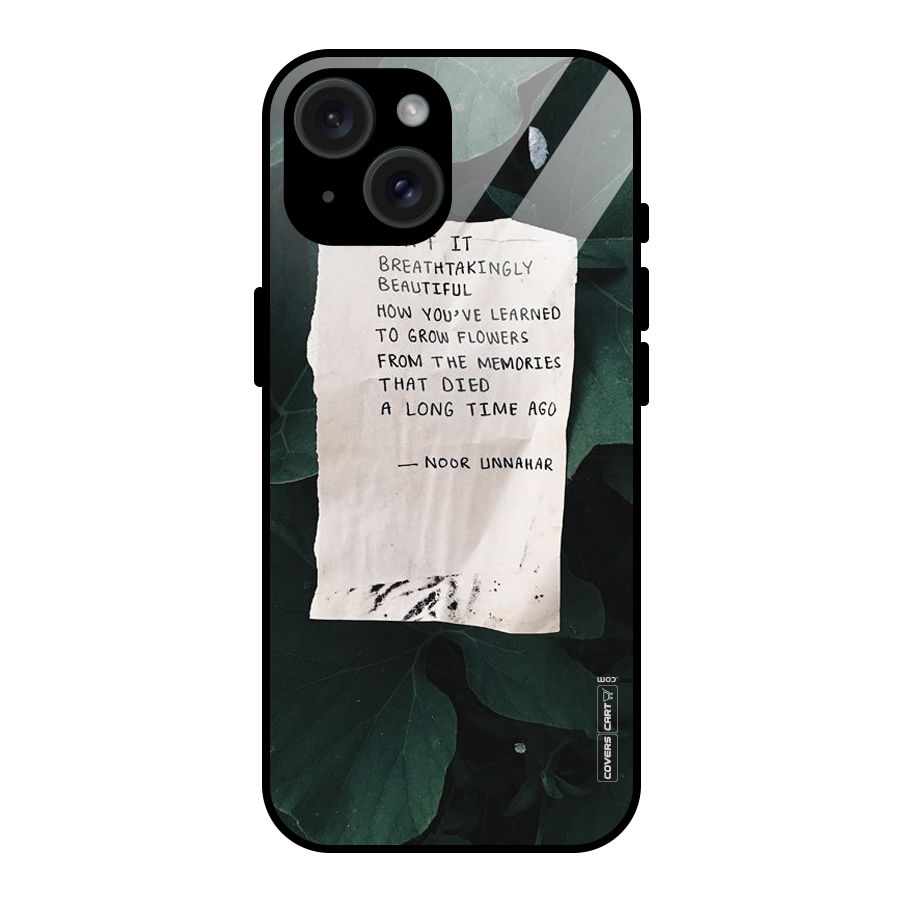 Memories Glass Back Case for iPhone 15