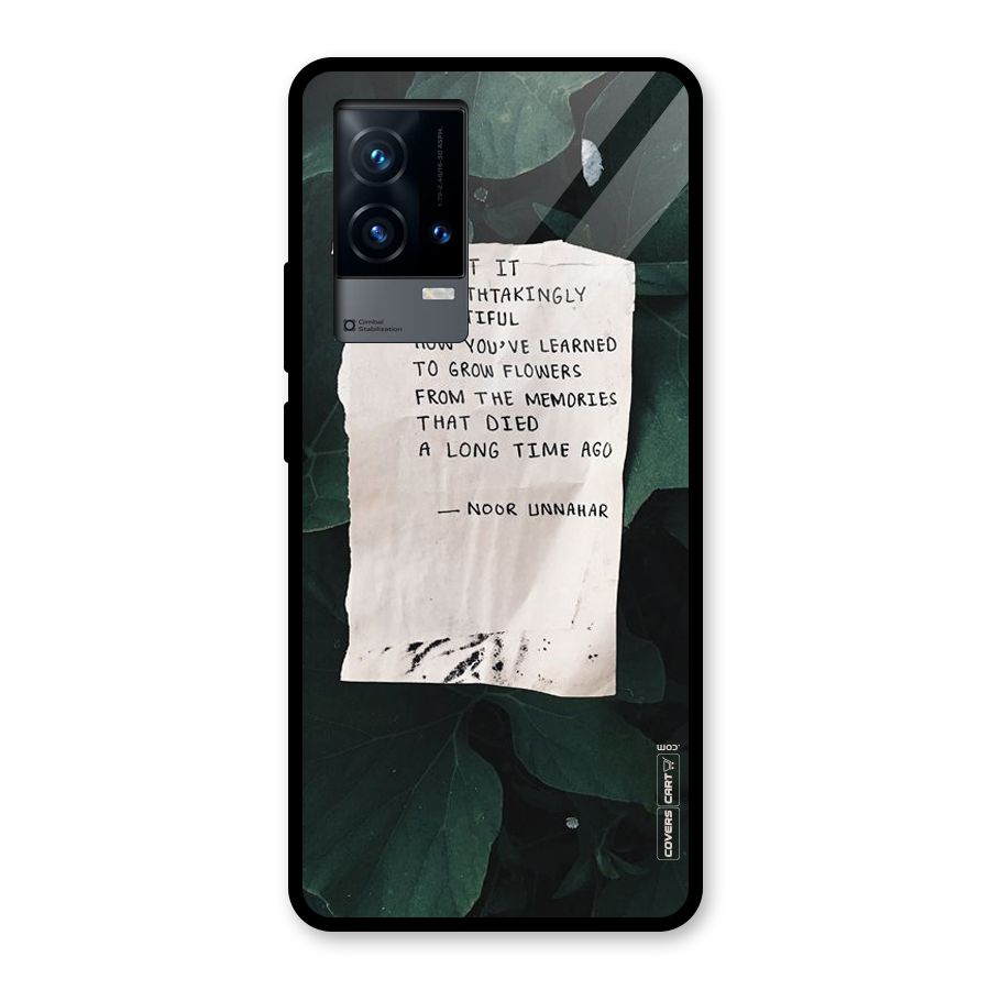Memories Glass Back Case for iQOO 9 5G