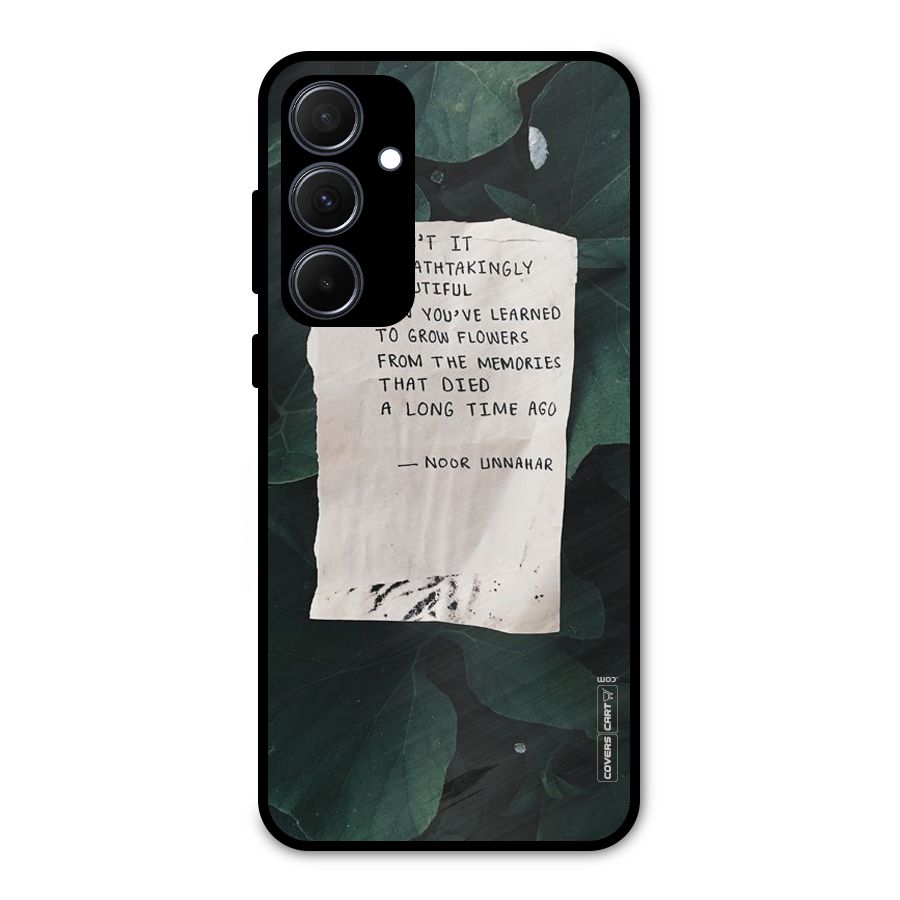 Memories Metal Back Case for Galaxy A35