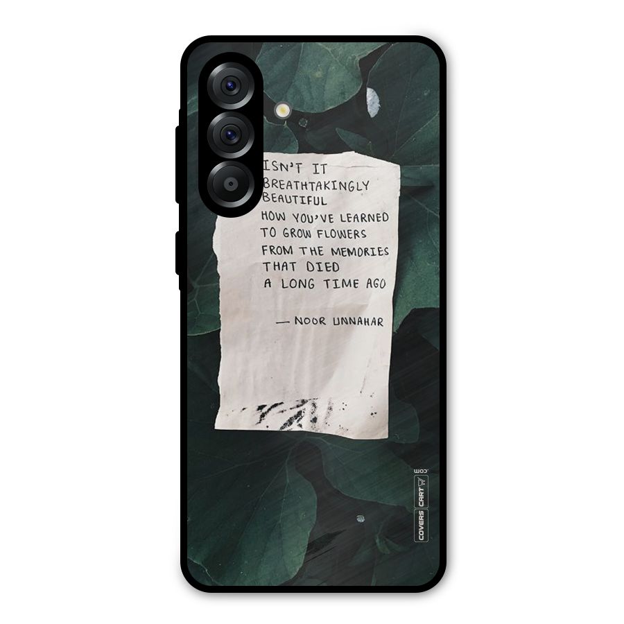 Memories Metal Back Case for Galaxy A36