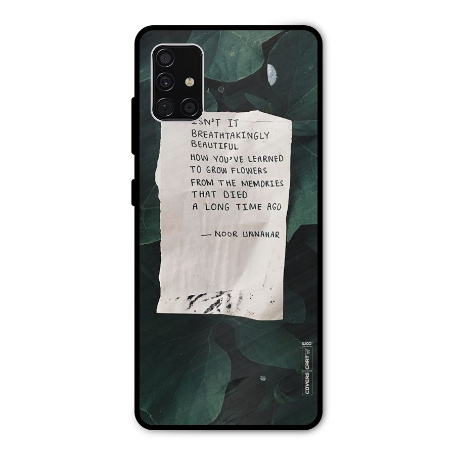Memories Metal Back Case for Galaxy A51