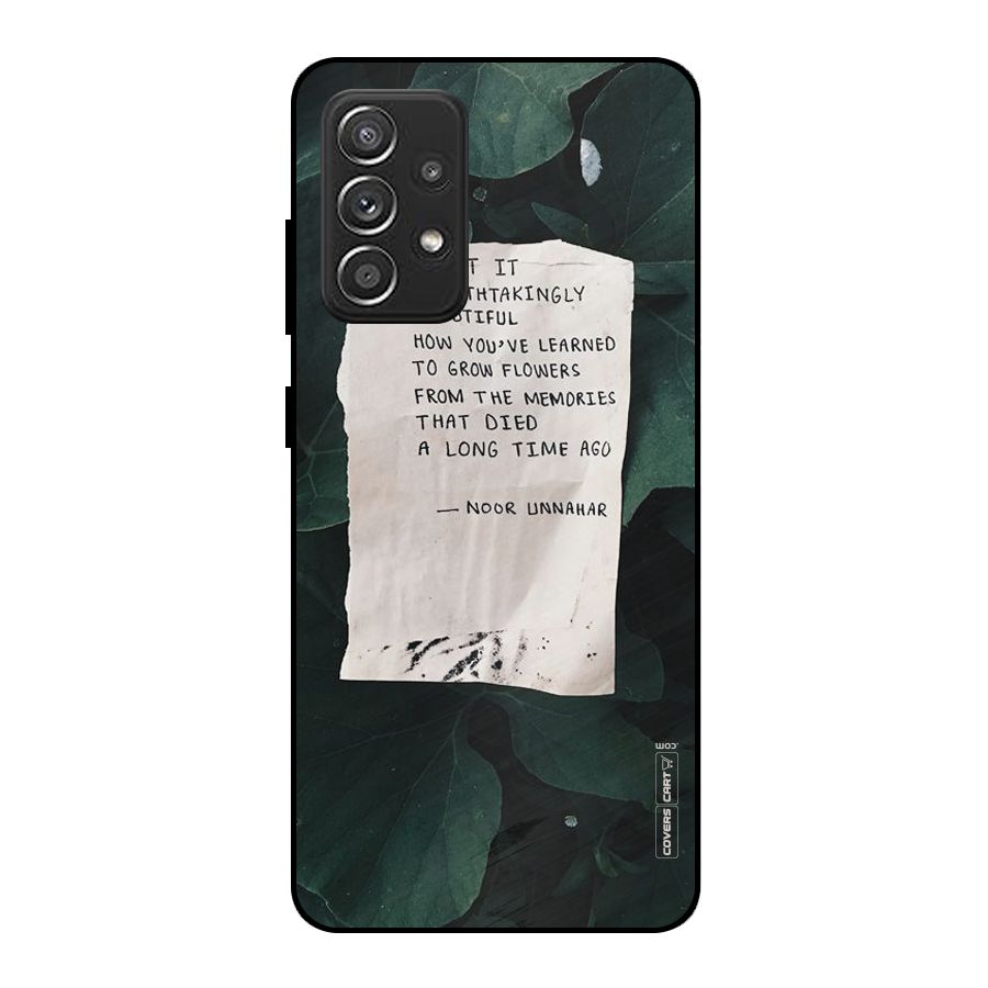 Memories Metal Back Case for Galaxy A52s 5G