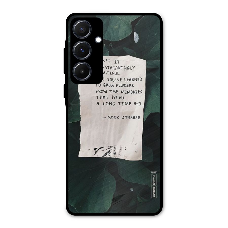 Memories Metal Back Case for Galaxy A55