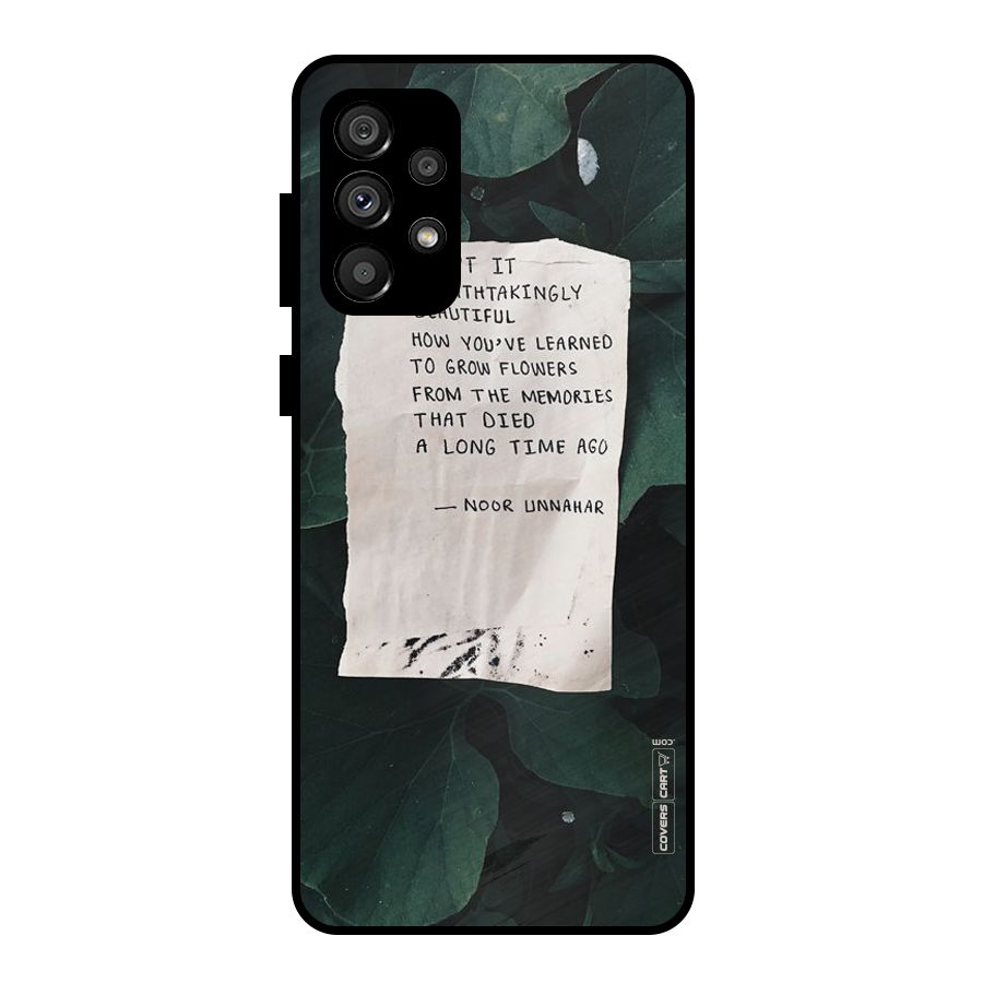 Memories Metal Back Case for Galaxy A73 5G