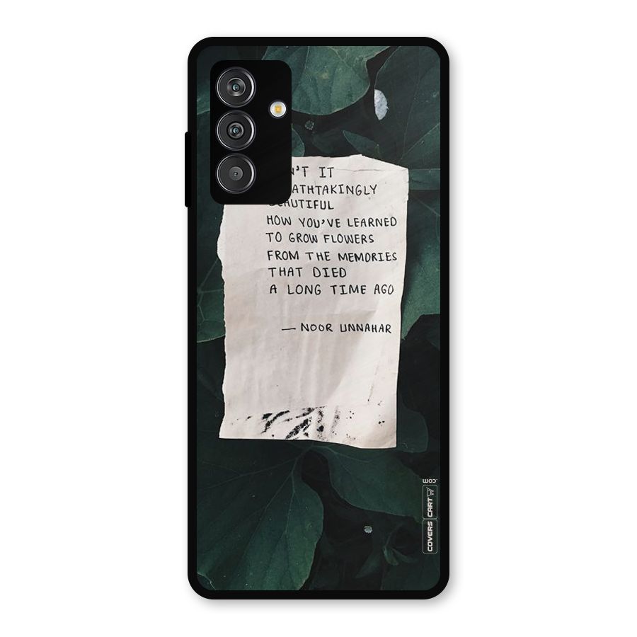 Memories Metal Back Case for Galaxy F13