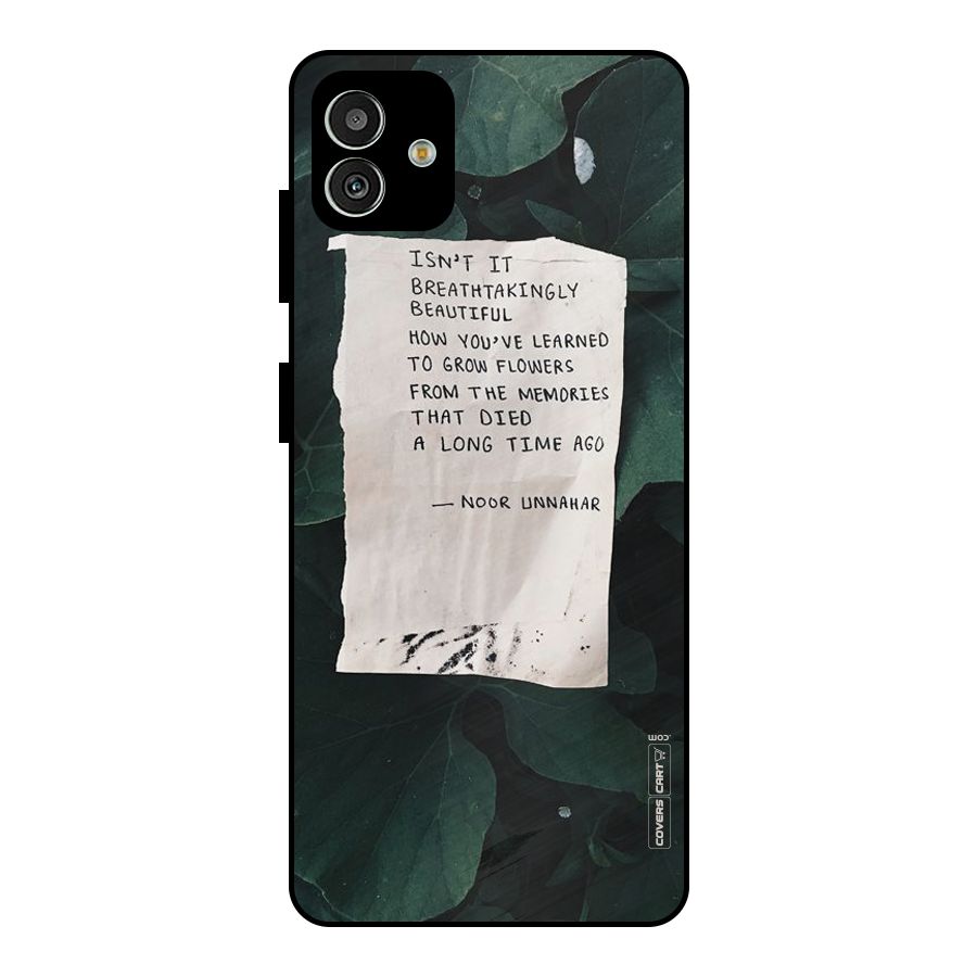 Memories Metal Back Case for Galaxy M13 5G